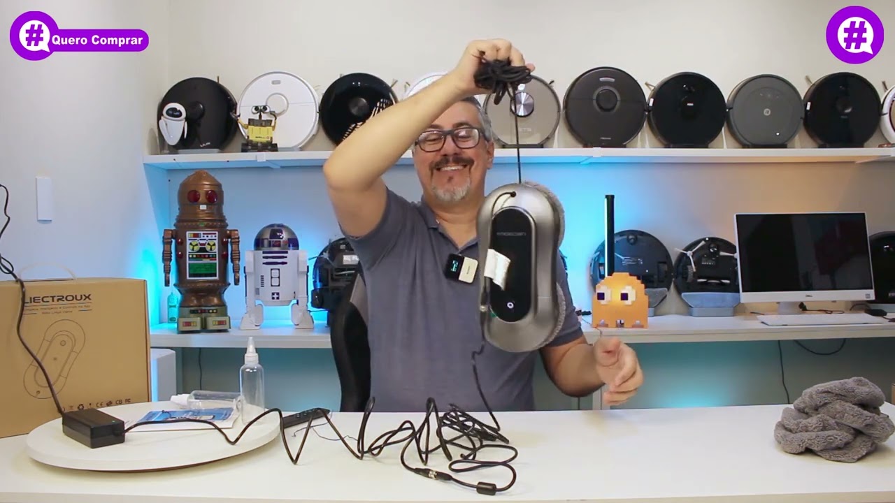 Robô Limpa Vidros e Janelas Liectroux YW810 @querocomprar