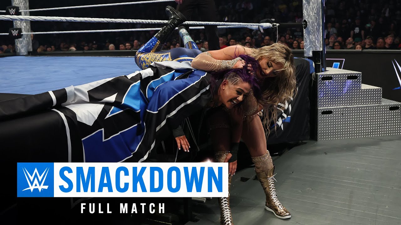 ПОЛНЫЙ МАТЧ: Тиффани Страттон против Бэйли | Матч за женский титул WWE: SmackDown, 17 января 2025...