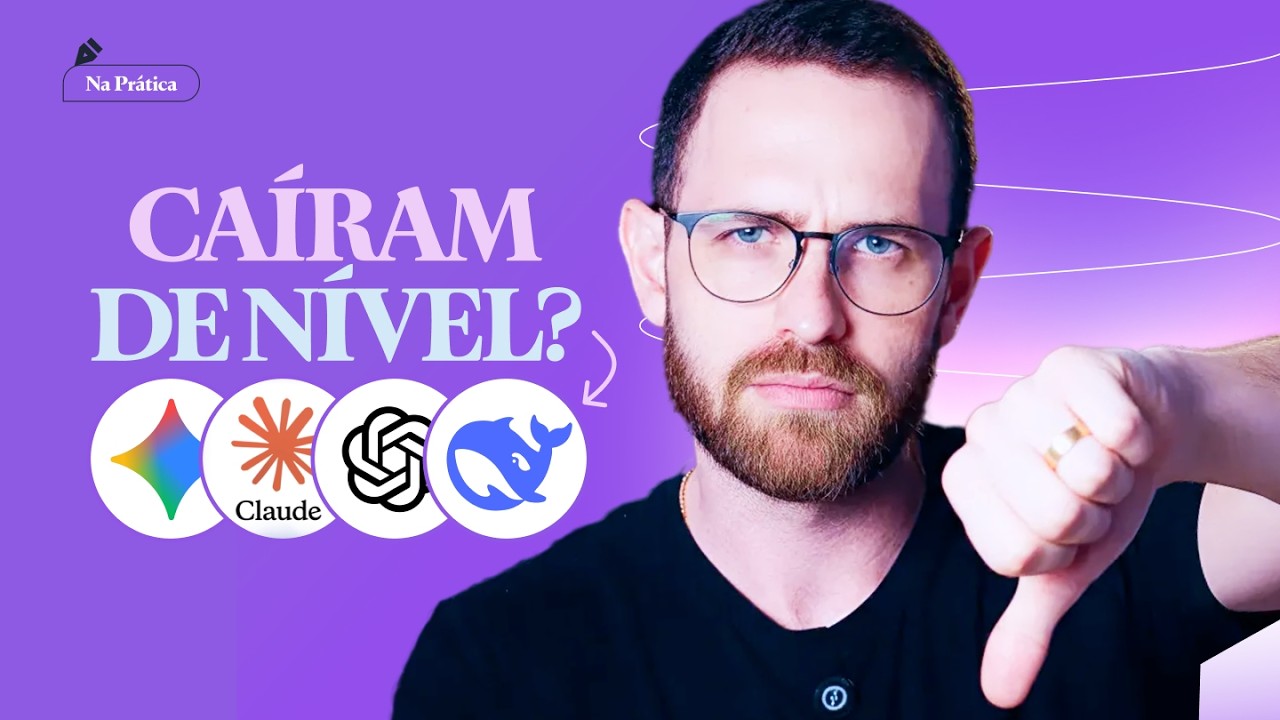 COMPAREI as IAs mais usadas em 2026! ChatGPT, Gemini, DeepSeek ou Claude?