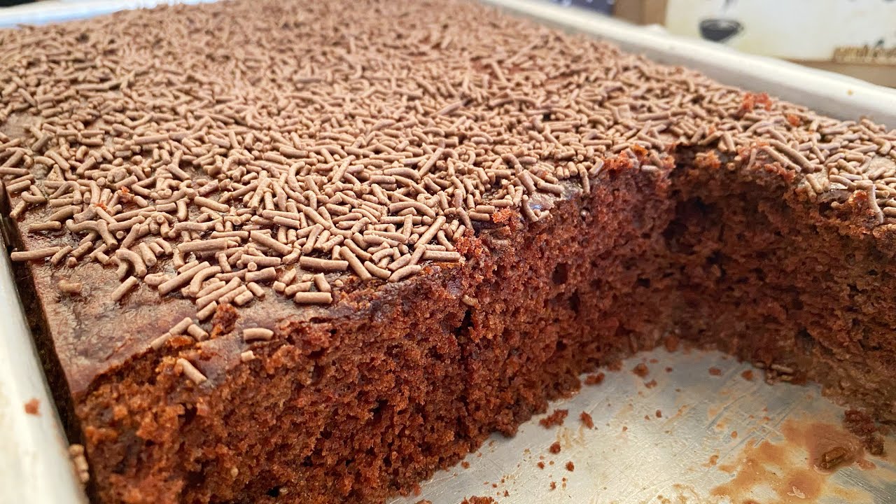 CRESCE MUITO - BOLO FOFINHO DE CHOCOLATE PARA O SEU CAF&Eacute; - BOLO SIMPLES E F&Aacute;CIL DE FAZER