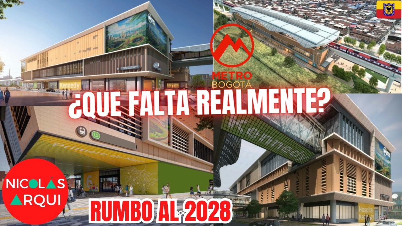 🛑¿Qué tanto falta para terminar el Metro de Bogotá? ¿Qué se hará en 2027? Así serán Pruebas Finales