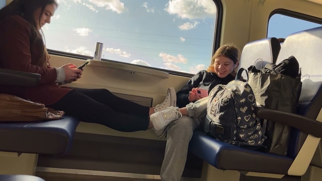 Converse on seat