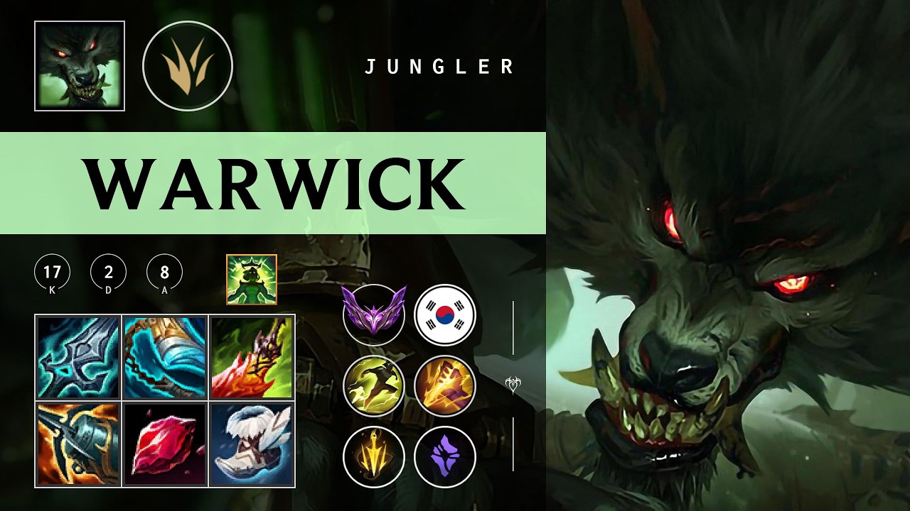 Warwick Jungle vs Lee Sin - KR Master Patch 26.07