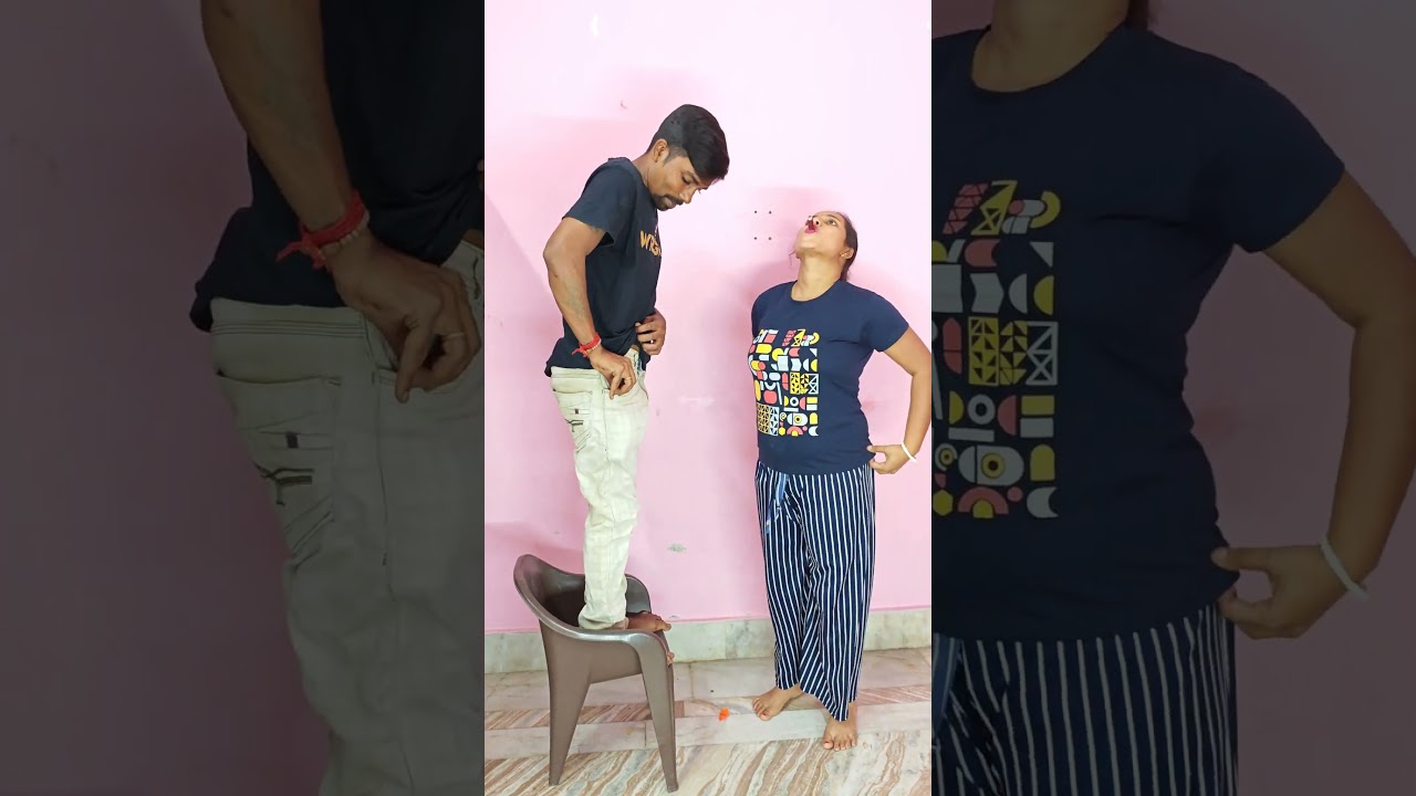 Balloon Pop Challenge GONE WRONG! 😂 (Couple Edition) #couples #funny #balloonchallenge #shorts