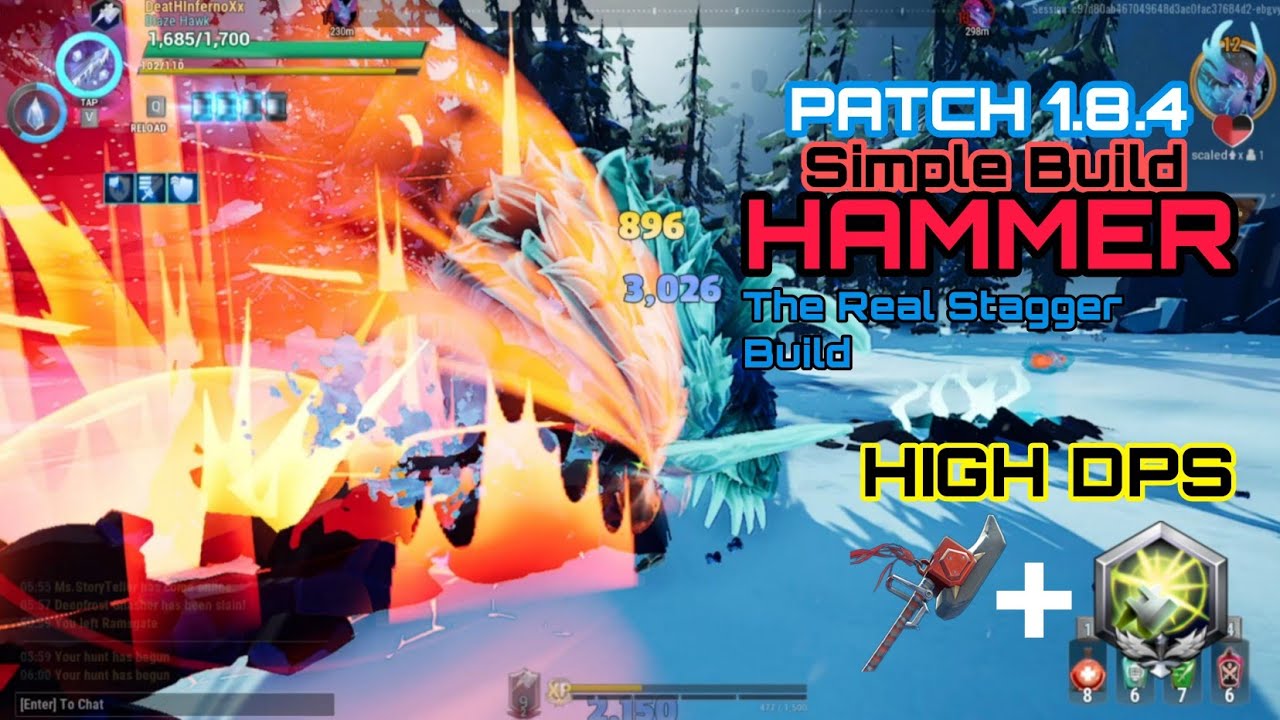 Patch 1.8.4 | Beginner's Hammer Build for High Staggers and Damage - Dauntless Indonesia