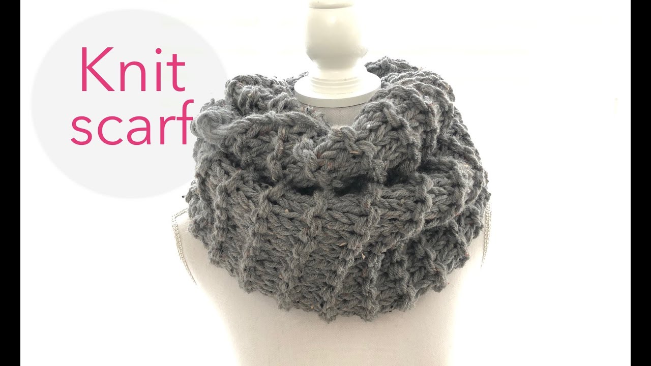 Knit scarf outlander - free knit pattern