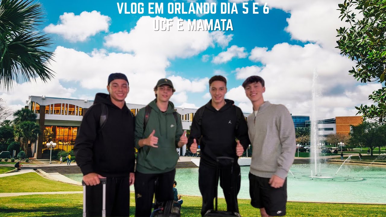 Vlog em Orlando Dias 5 e 6 - UCF e mamata