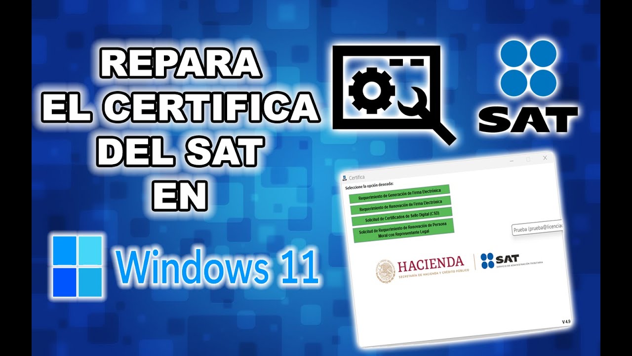✅ REPARAR CERTIFICA DEL SAT SI NO ABRE en WINDOWS 11 Y 10  EN 2026