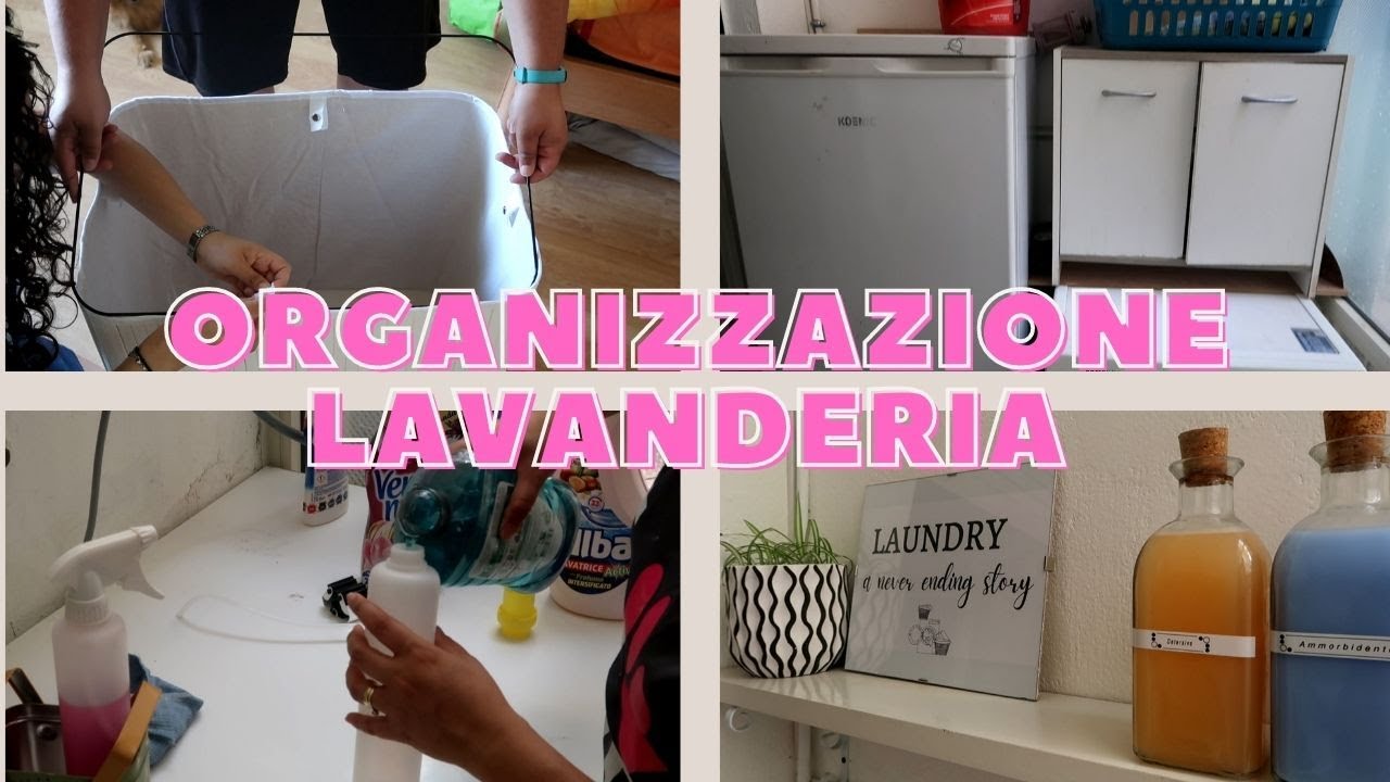 VLOG || ORGANIZZAZIONE LAVANDERIA  LOW COAST  || PRIMA E DOPO
