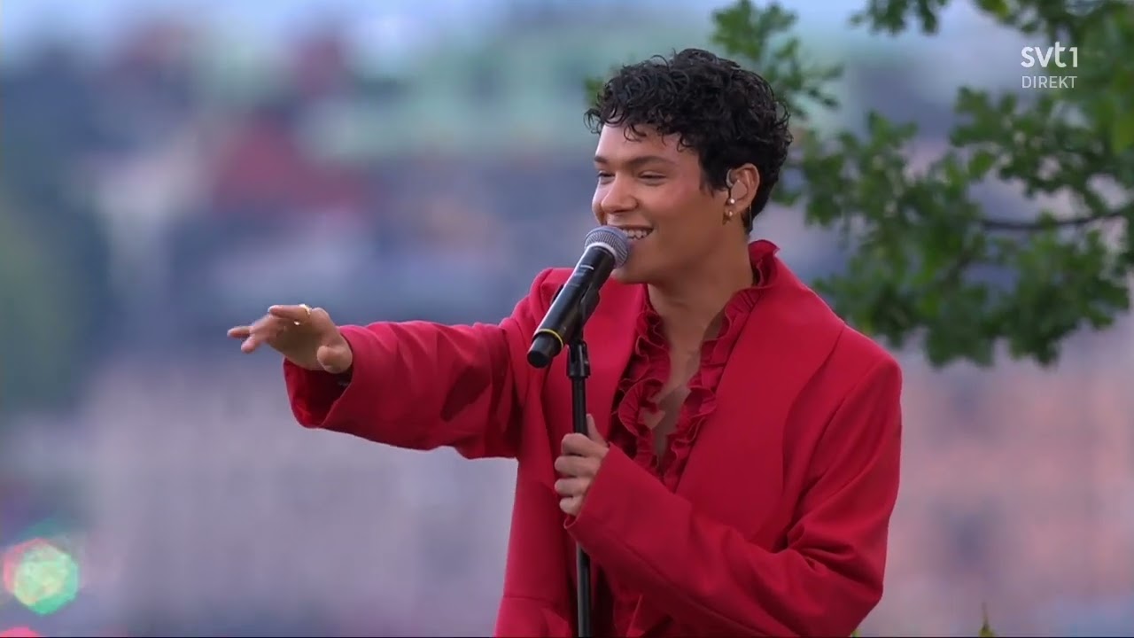 Omar Rudberg - Red Light. Allsång på skansen 2024.