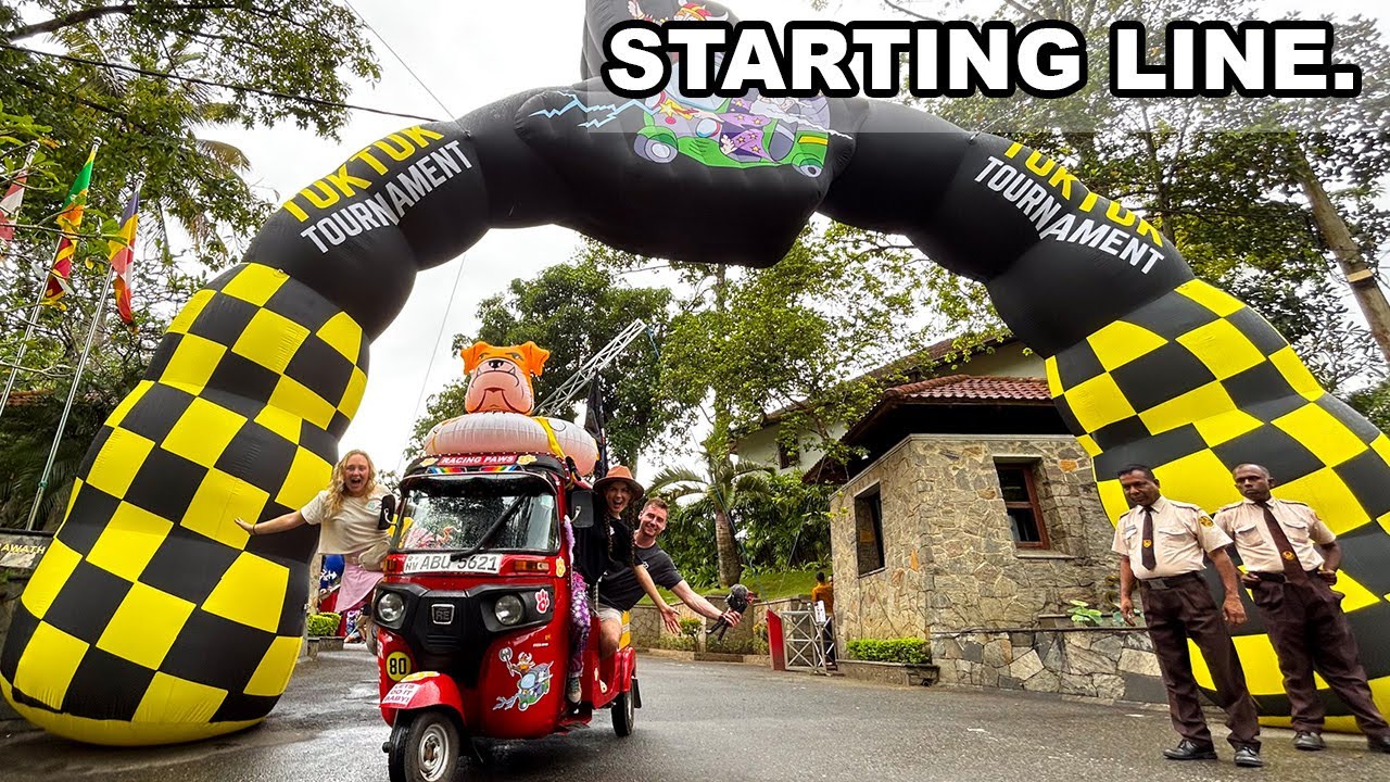 RACING ACROSS AN ENTIRE COUNTRY IN A TUKTUK 🛺  Day 4