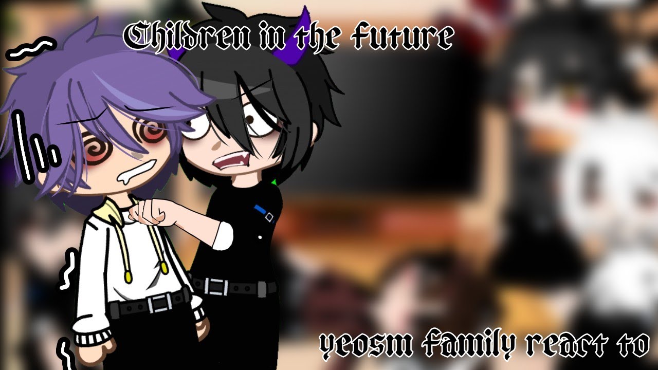 Children in the future yeosm family react to.... Minecraft animation [Gacha Club]