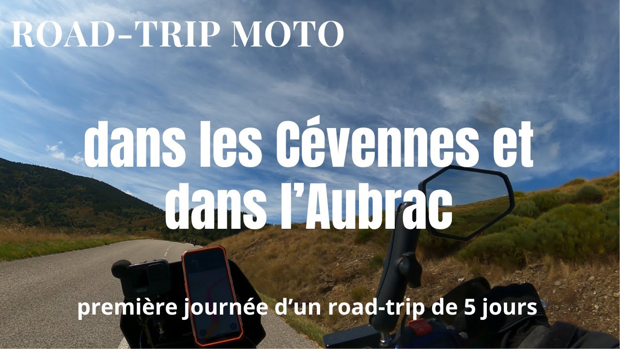 Les Cévennes et l'Aubrac à moto - 1ère de 5 journées entre amis- suzuki 800 DE -