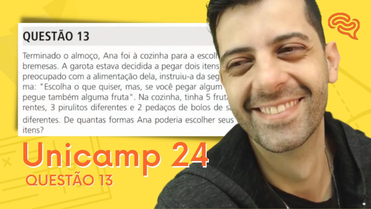 Unicamp 2024 - Q13 - Terminando o almoço, Ana foi à cozinha para a escolha