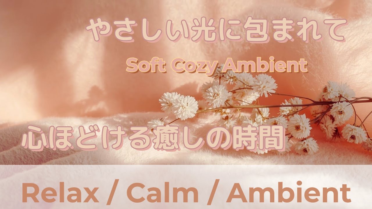 【作業用BGM】やさしい光に包まれて – Soft Cozy Ambient｜癒し・リラックス・穏やか