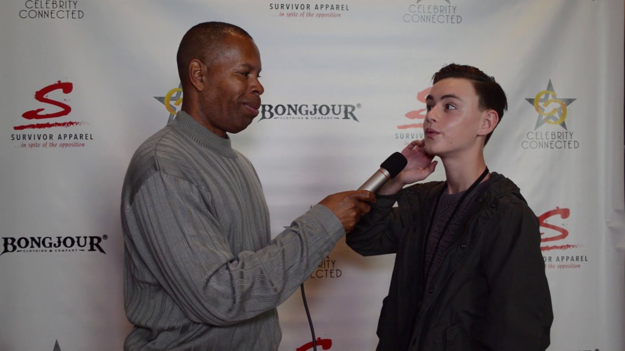Jaeden Lieberher talks to Brian Sebastian at Celebrity Connected MTV Gifting Suite 2017.