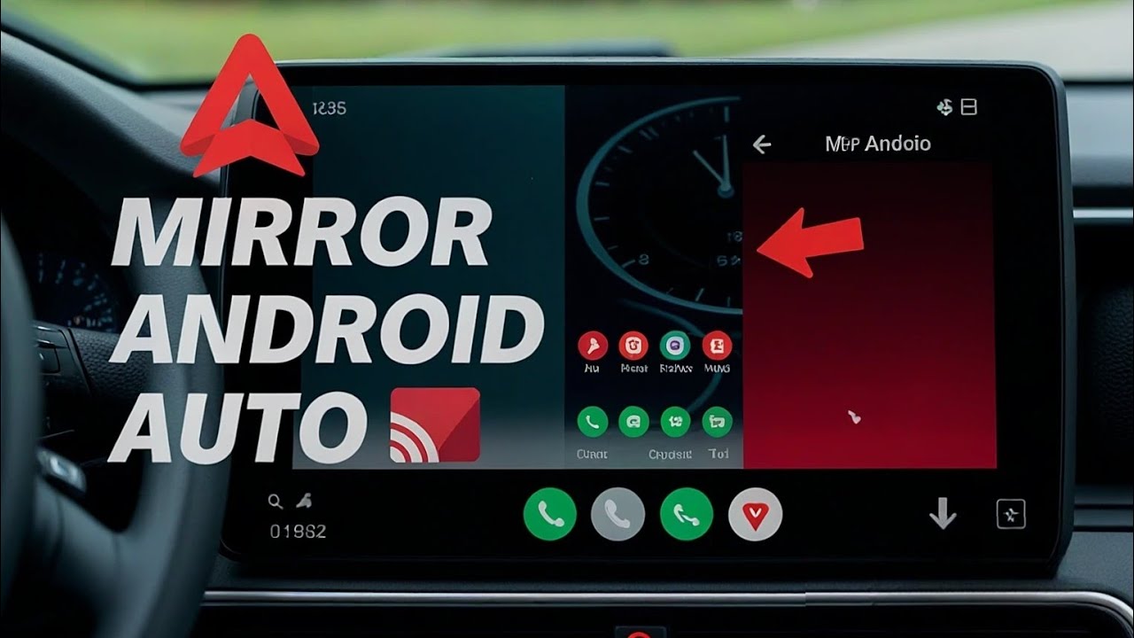 Зеркальное отображение/трансляция экрана Android на Android Auto с помощью Screen Auto