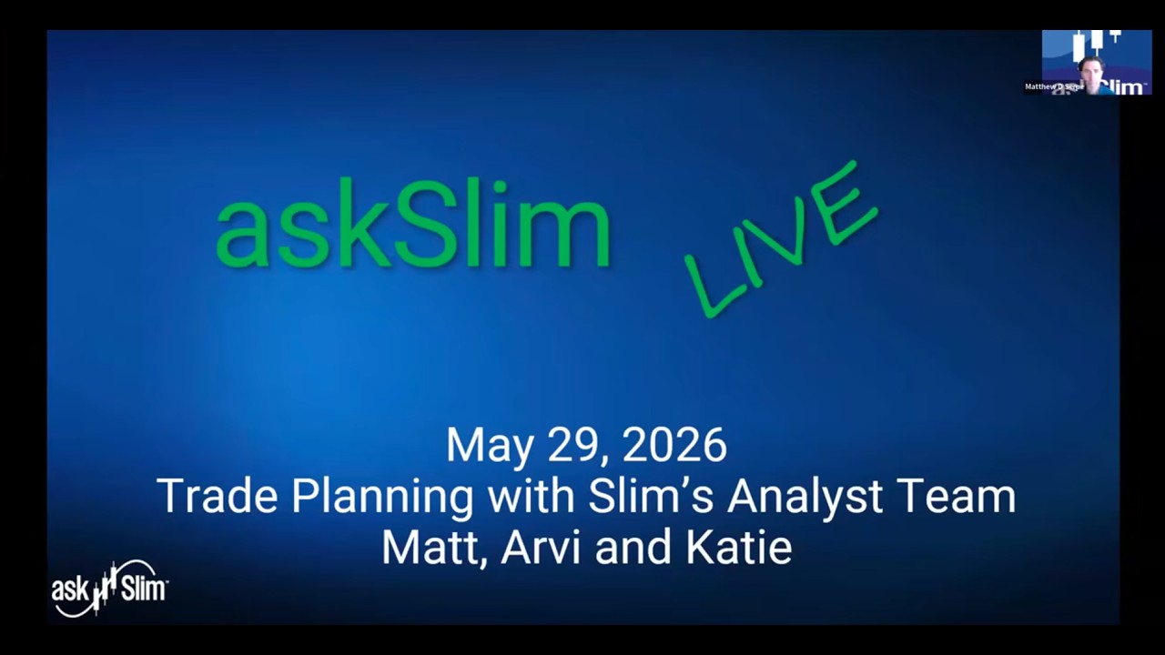 REPLAY &ndash; askSlim &ldquo;live&rdquo; &ndash; Trade Planning &ndash; 5/29/26