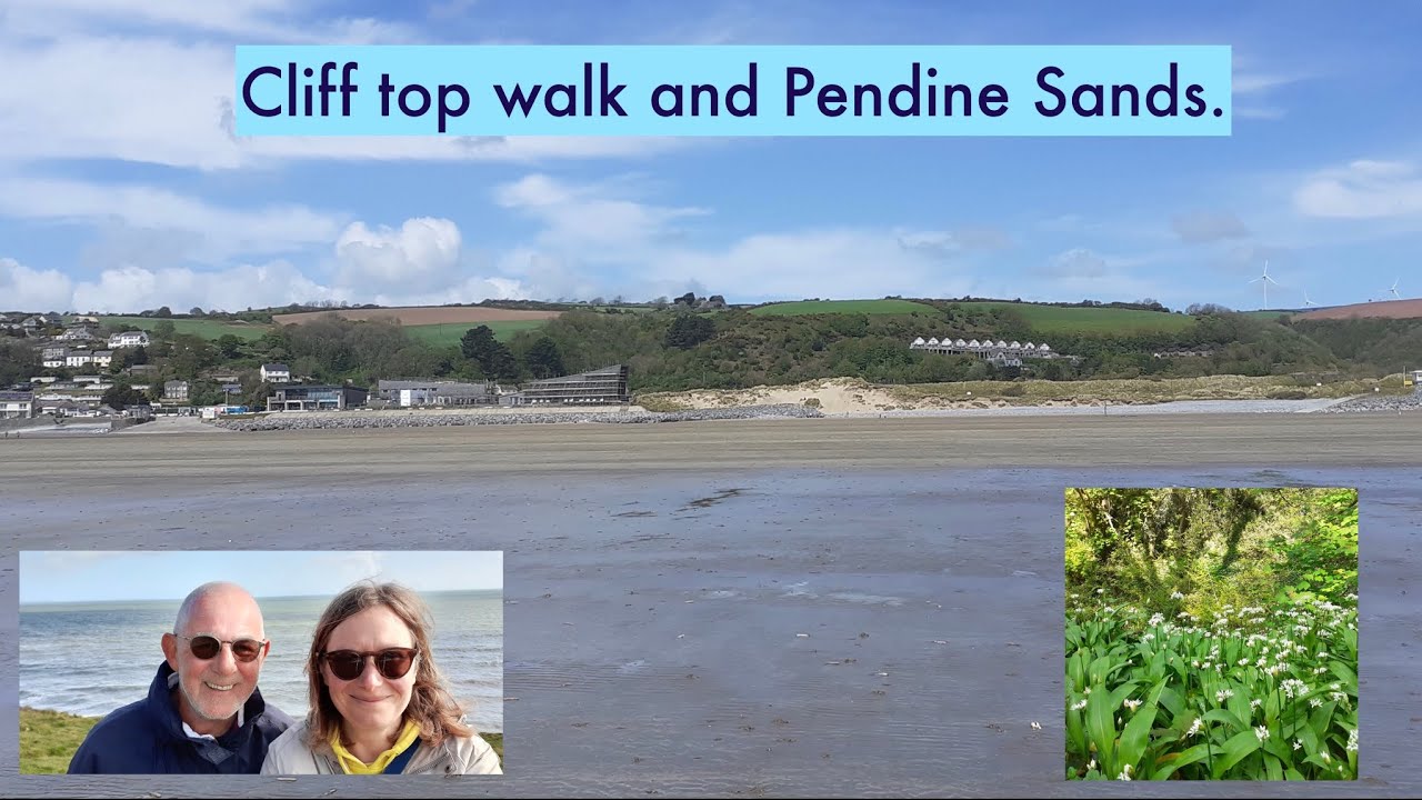 WALES TRIP, DAY 4. CLIFF TOP WALK AND PENDINE SANDS #pendine #wales