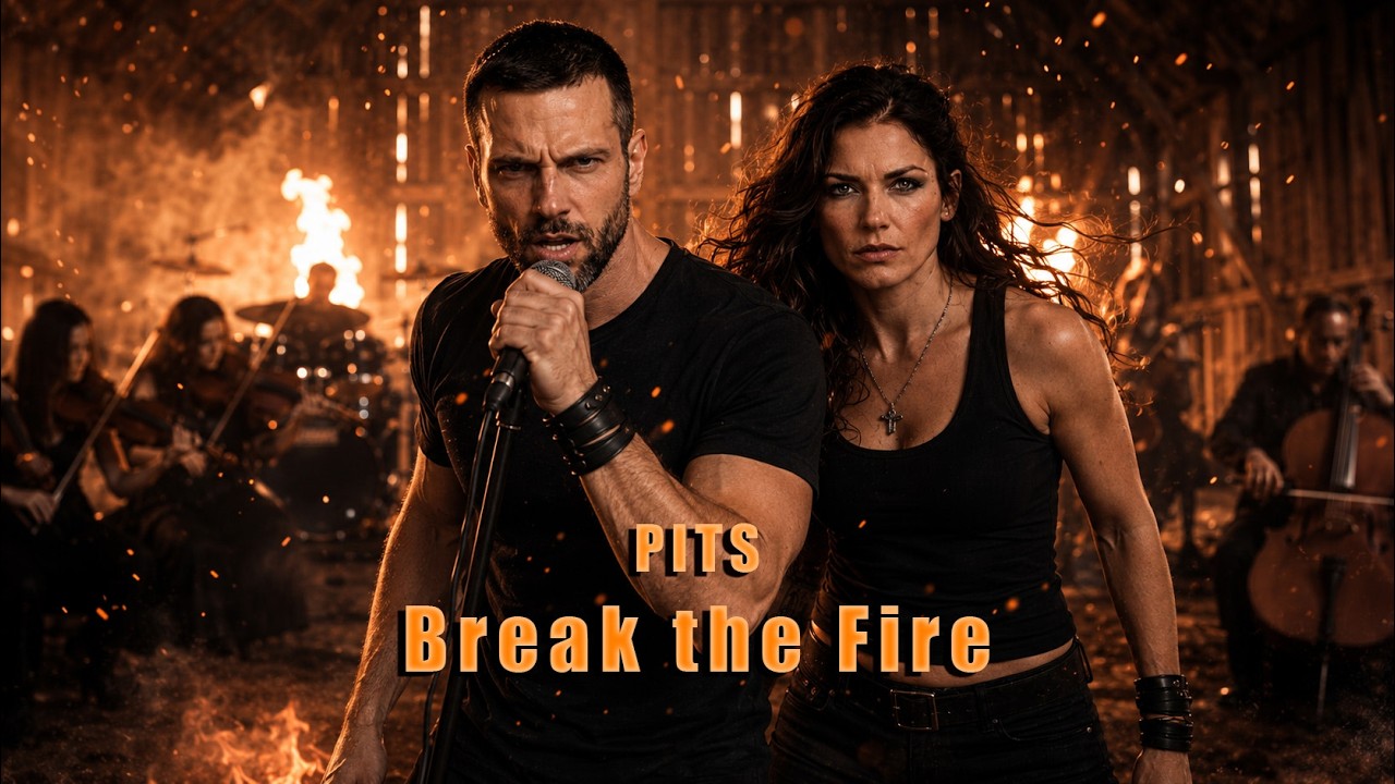 PITS - Break the Fire (Official Music Video) | Cinematic Rock Anthem Motivational Song