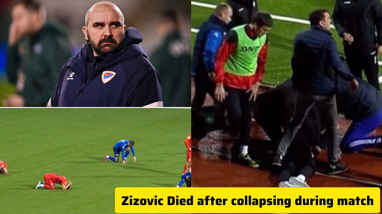 Mladen Zizovic dies after collapsing mid-match&nbsp;FK Radnički 1923 v FK Mladost Lučani in Serbia League