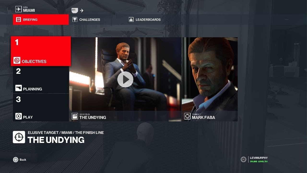 HITMAN WOA The undying S0SA Elusive -TARGET S0SA year 6 2026