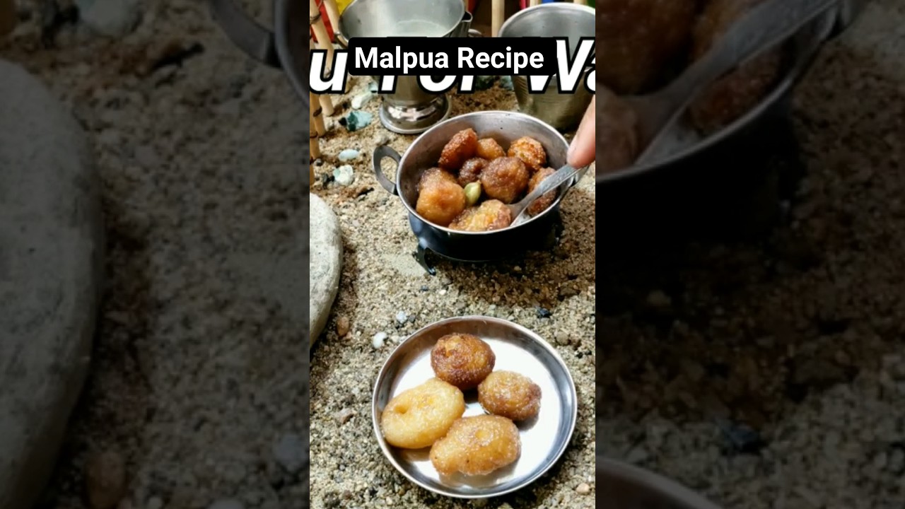 Miniature Malpua Recipe | How To Make Malpua Sweet #trending #shorts #malpua #sweet