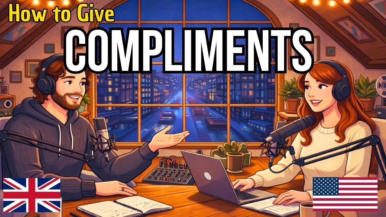 How to Give Compliments in English | English Conversation Practice