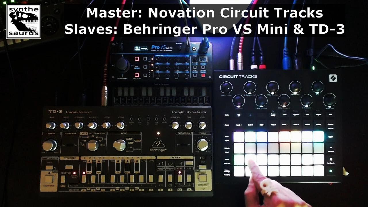 Novation Ciruit Tracks + Behringer Pro VS Mini & TD 3