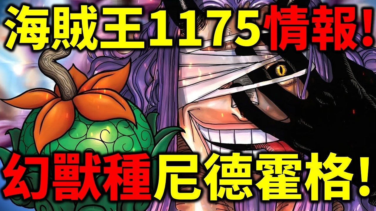 海賊王1175情報！洛基果實名子公布！幻獸種尼德霍格！上一位能力者跟尼卡發生衝突！伊姆驚訝尼德霍格就在艾爾巴夫！