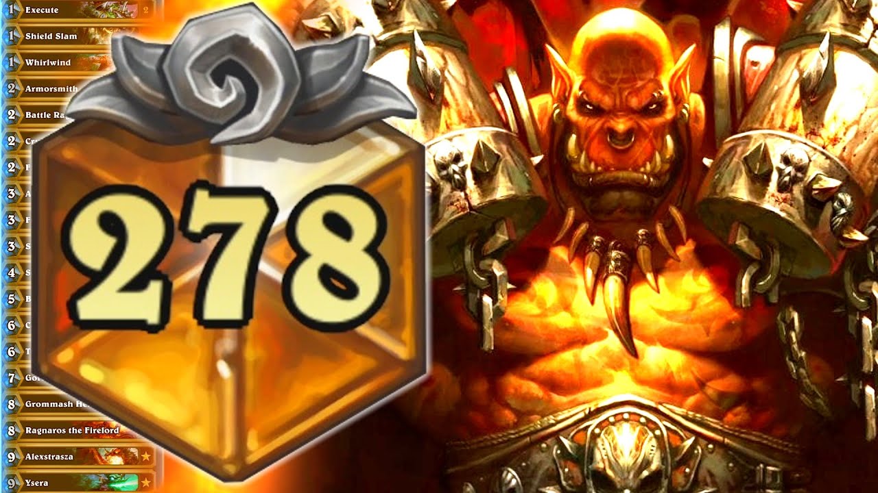 Classic Hearthstone - First Time Hitting Legend Rank! (Control Warrior/Decklist)