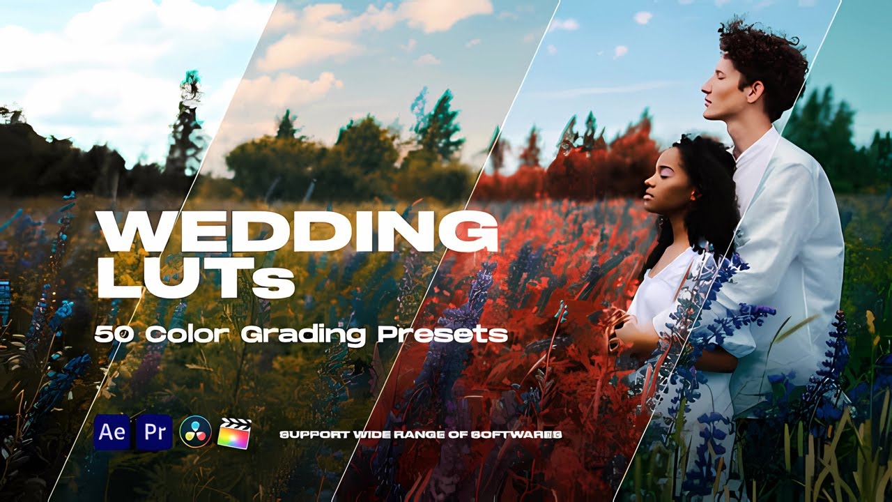 Wedding LUTs Color Grading Pack - Premiere Pro Presets