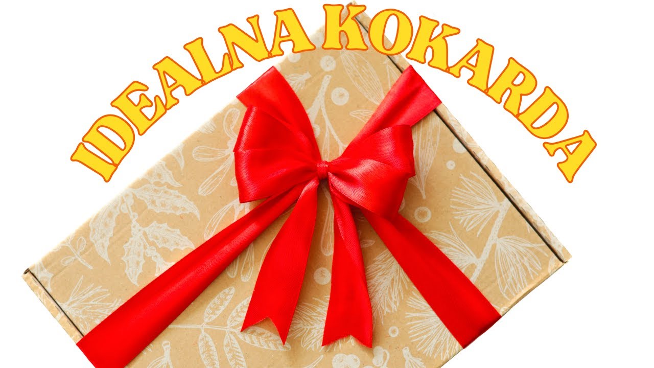 Jak zrobić podwójną kokardę na prezent? 🎁 Jak pięknie zapakować prezent