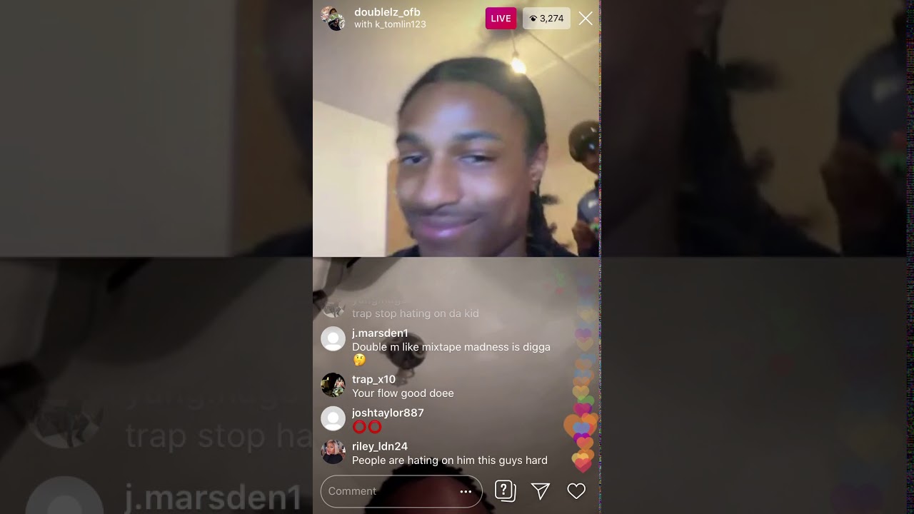 Yute spits cold freestyle on|Double lz live
