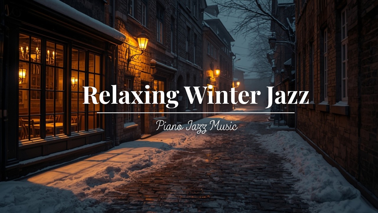 Relaxing Winter Jazz ❄️ | Cozy Piano Jazz for Stress Relief & Calm Nights