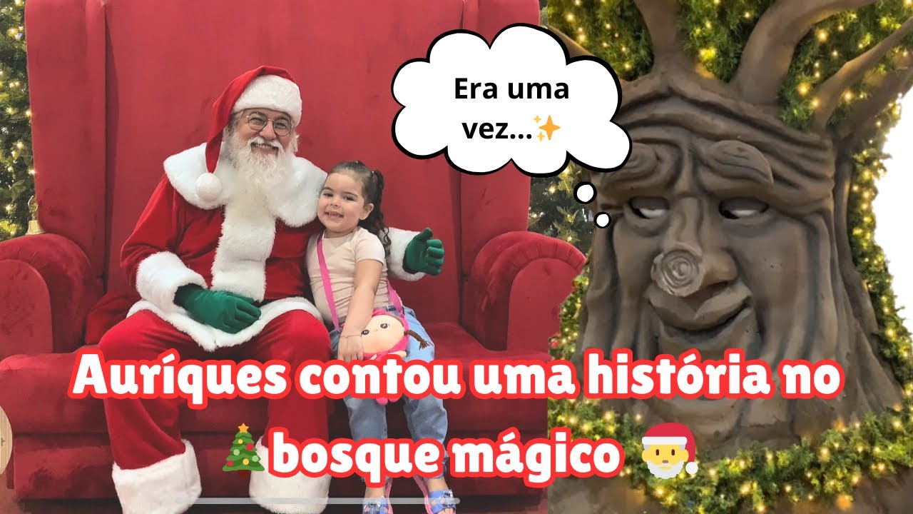 ESPECIAL DE NATAL PARTE 1🎅: Encontramos o BOSQUE MÁGICO no shopping 🎄✨