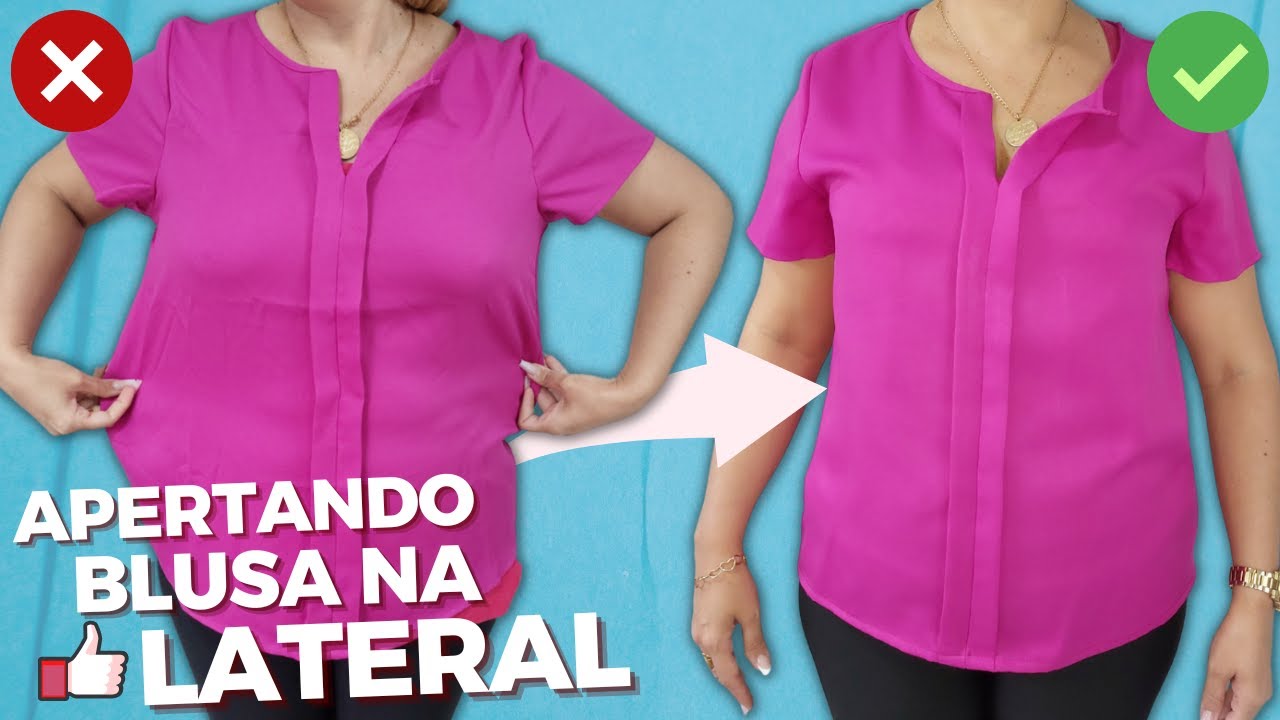 Como Apertar / Ajustar Blusa Na Lateral