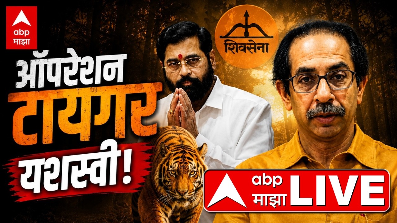 Operation Tiger Update LIVE | Shiv Sena UBT | Shinde vs Thackeray | Marathi News | ABP Majha LIVE