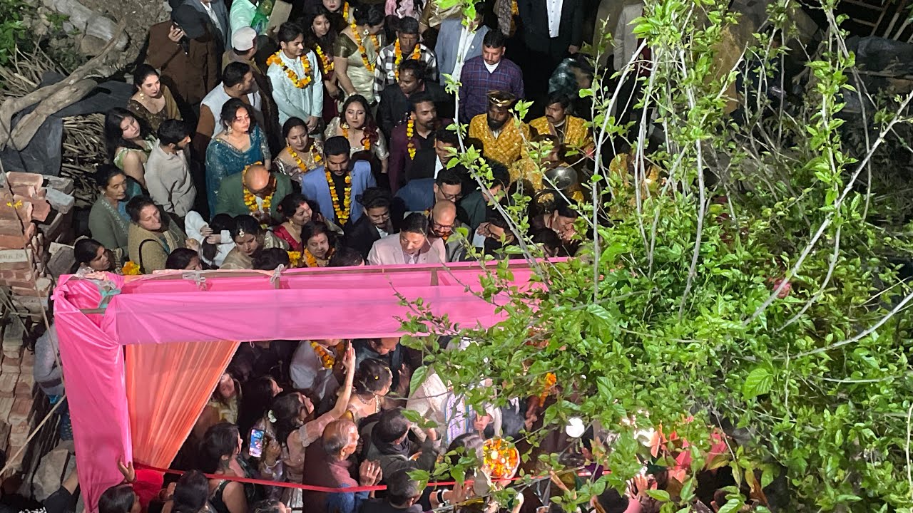 बारातियों का किया स्वागत | Pahadi Saadi| ￼ Pahadi  dance| Pahari lifestyle | ￼