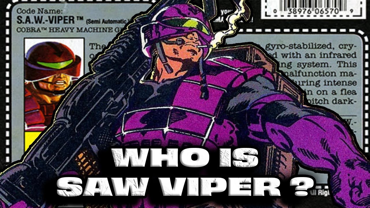History and Origin of GI Joe's OVERKILL The SAW VIPER!