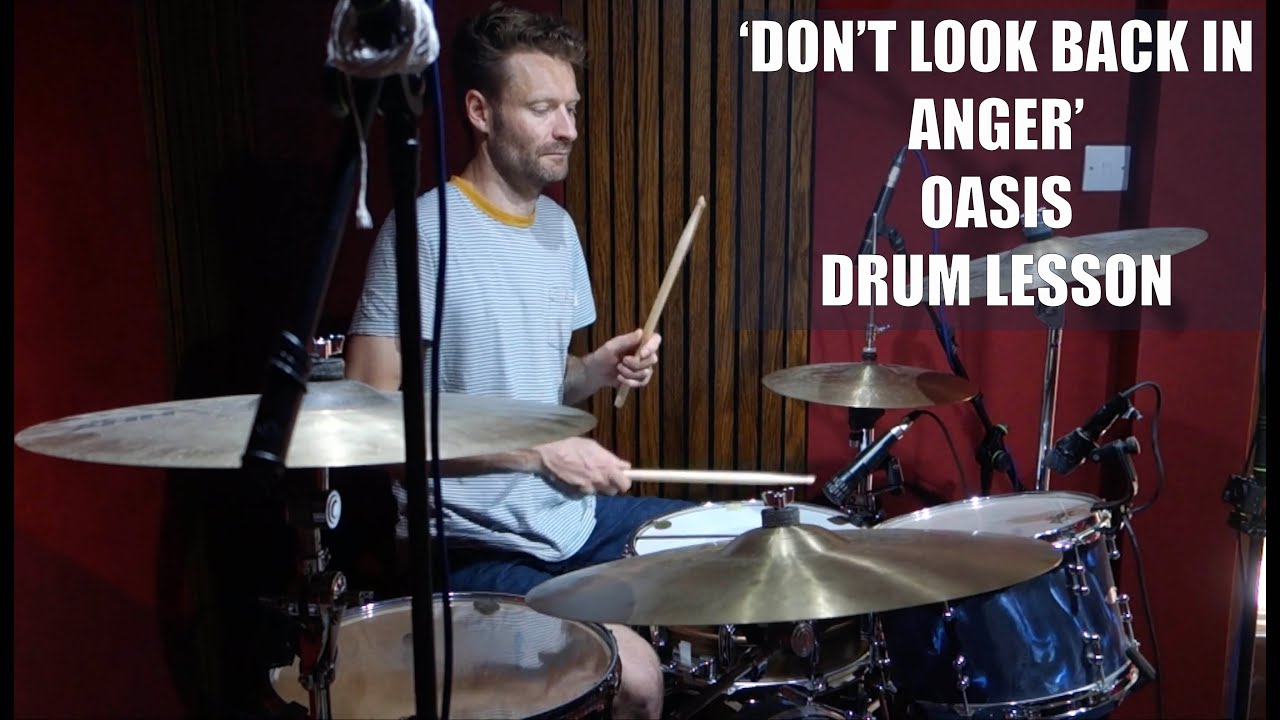 'Don't Look Back in Anger' - Oasis - Drum Lesson (Alan White)