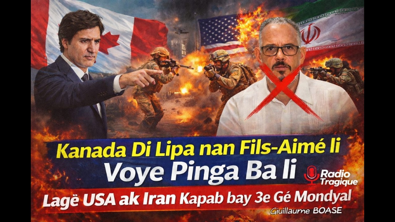 Kanada Di Lipa nan Fils-Aimé li Voye Pinga Ba li/Lagè USA ak Iran Kapab bay 3e Gé Mondyal.