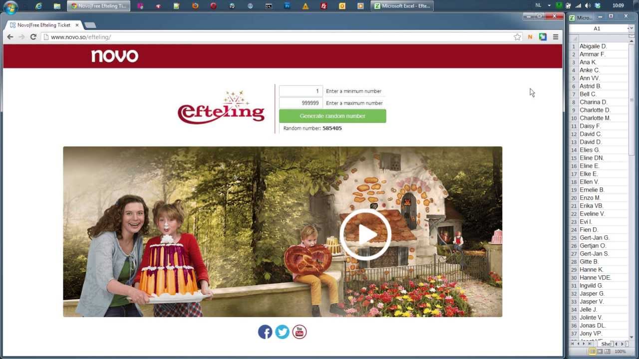 Novo Efteling Ticket