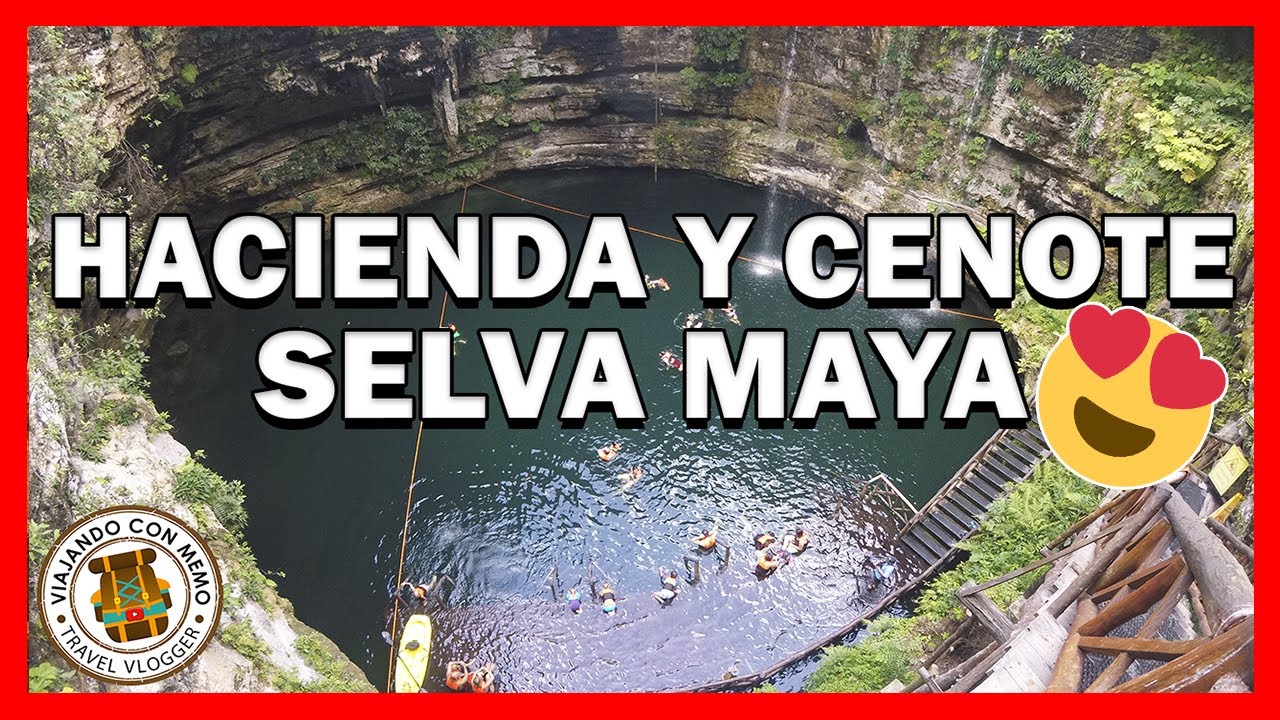 HACIENDA SELVA MAYA 🔴 Cenote y comida Buffet | Descubriendo Yucatán