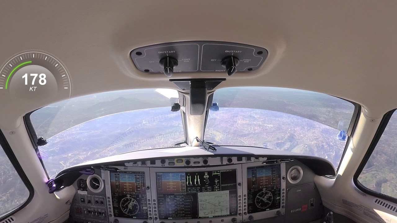 Eclipse Jet RNAV 28R Approach to San Diego Montgomery Airport KMYF | Rich Pickett | Personal Wings