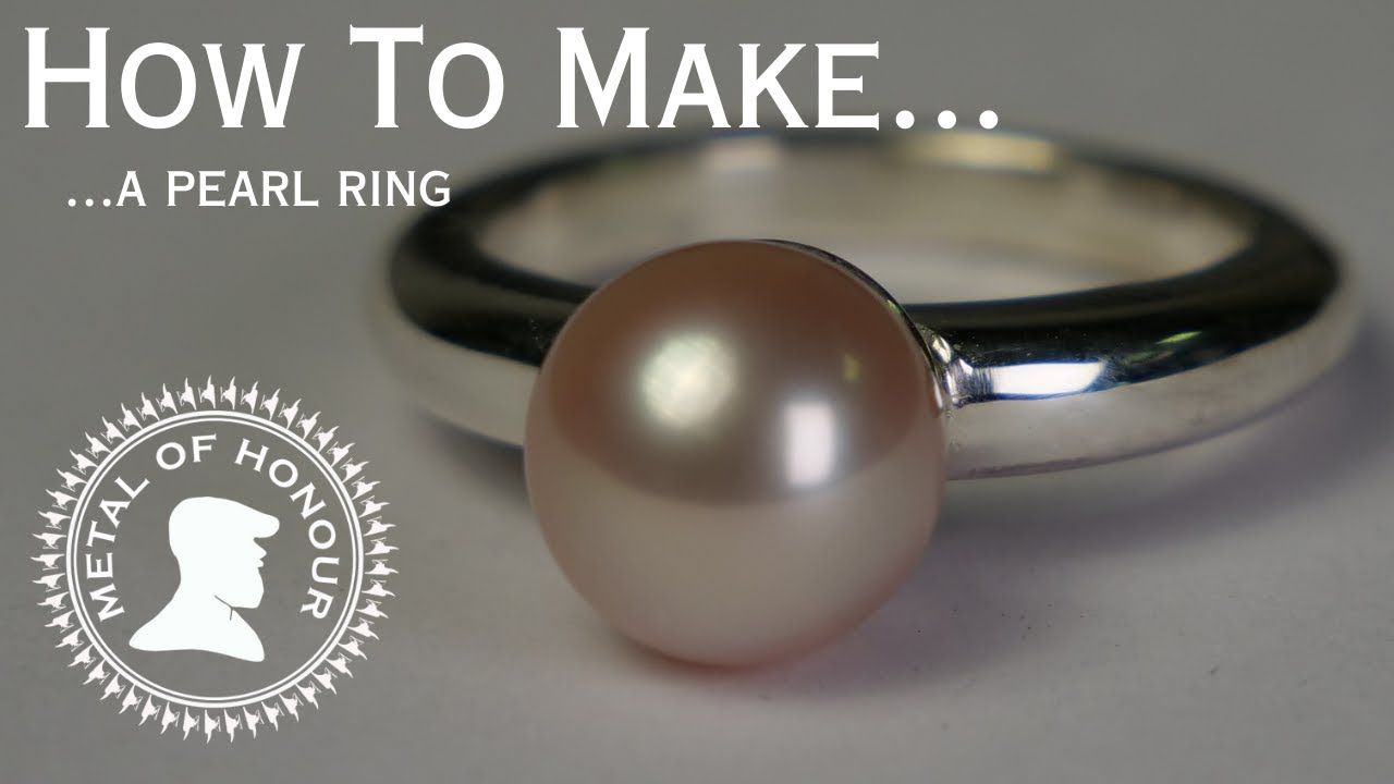 How to make a pearl ring.