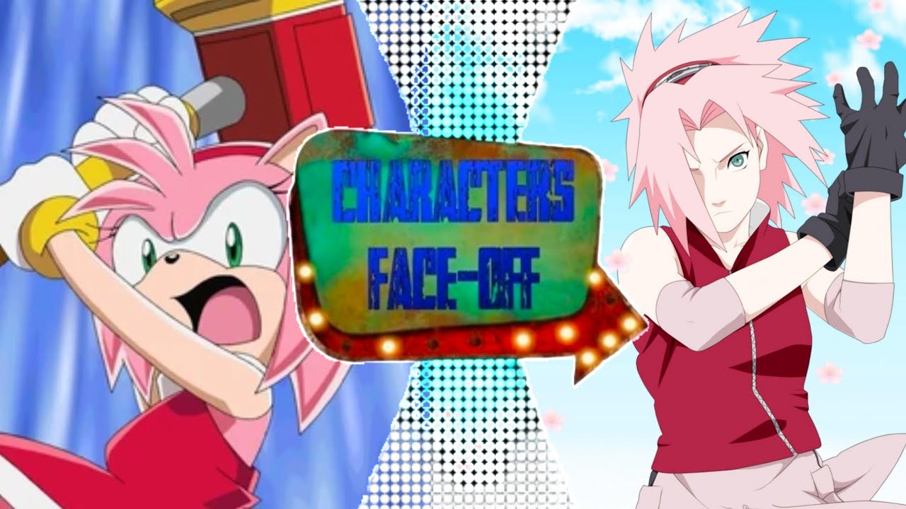 Characters Face Off #4 Amy Rose vs Sakura Haruno