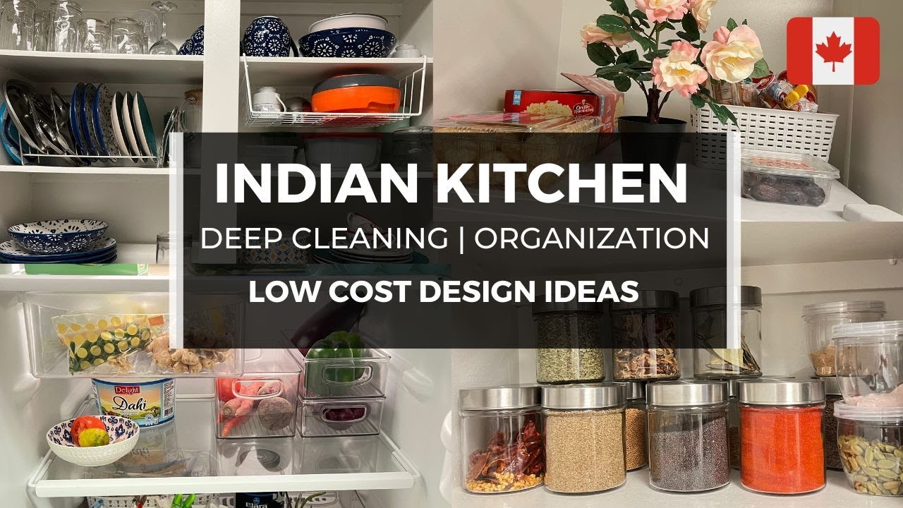 Small Apartments’ kitchen storage / fridge organization ideas | Indian kitchen in Canada