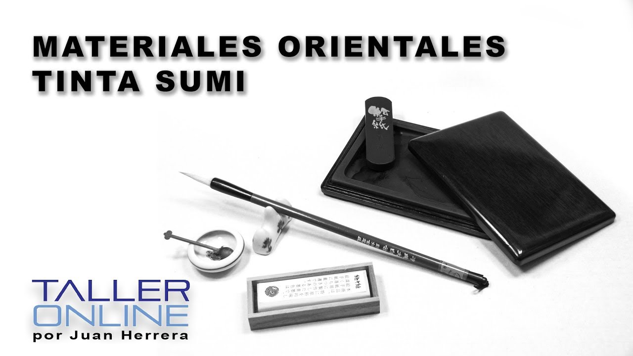 Materiales Orientales: La tinta SUMI. Acuarela para Principiantes Sumie Sumi E