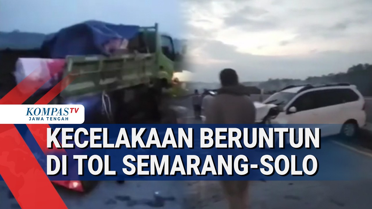 Kecelakaan Beruntun di Tol Semarang-Solo